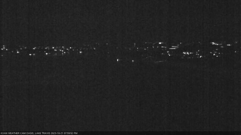 Lake Travis webcam, October 21, 2023 8:00 PM CT
