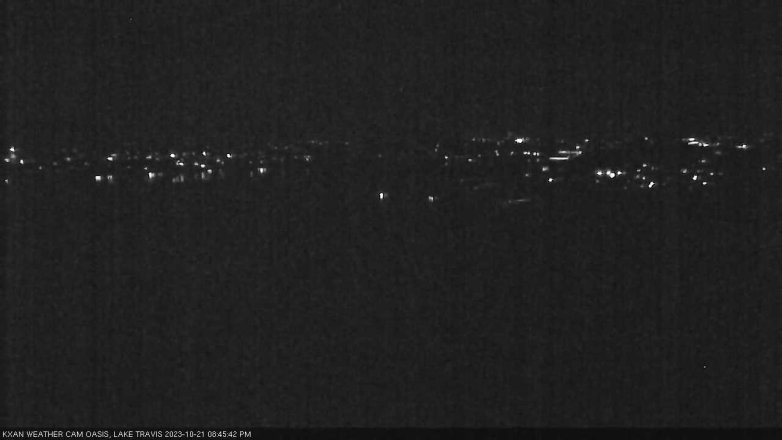 Lake Travis webcam, October 21, 2023 8:45 PM CT