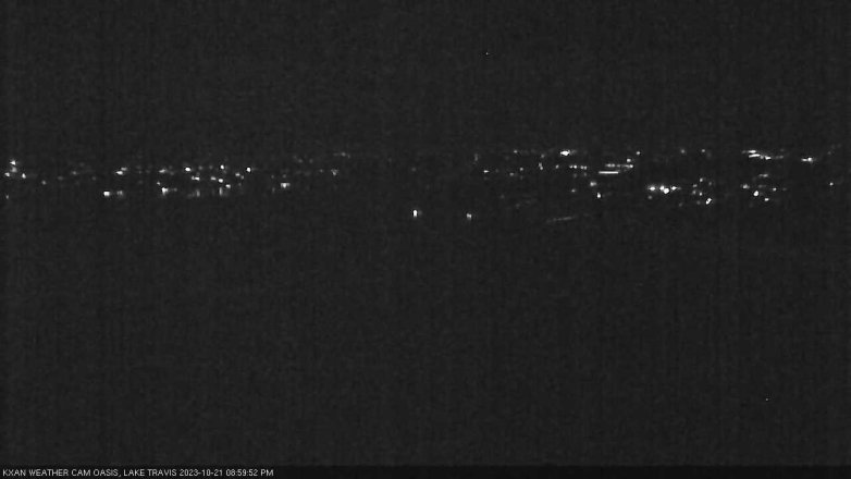Lake Travis webcam, October 21, 2023 9:00 PM CT