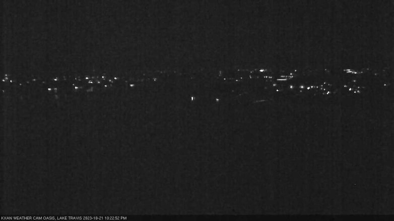 Lake Travis webcam, October 21, 2023 10:25 PM CT