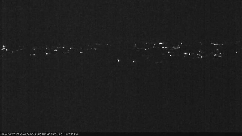 Lake Travis webcam, October 21, 2023 11:25 PM CT