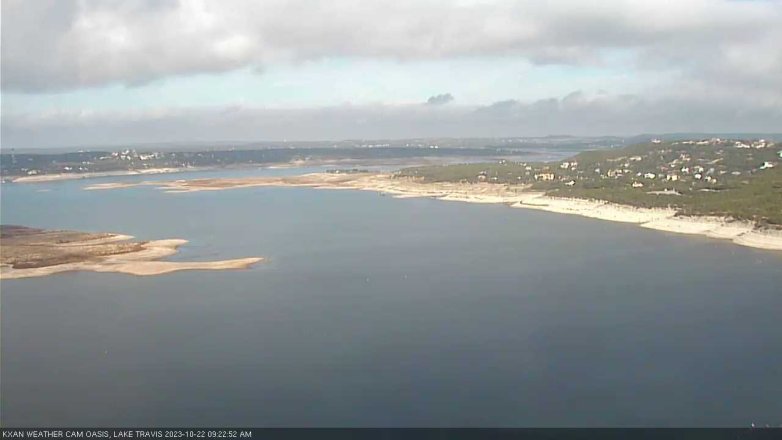 Lake Travis webcam, October 22, 2023 9:25 AM CT