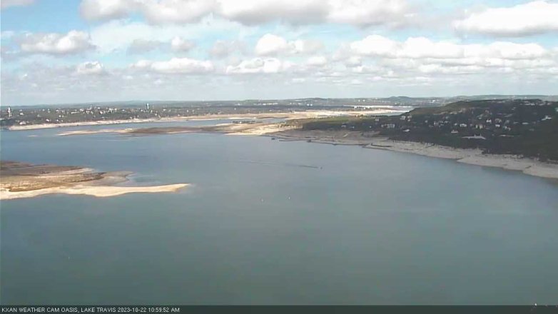 Lake Travis webcam, October 22, 2023 11:00 AM CT