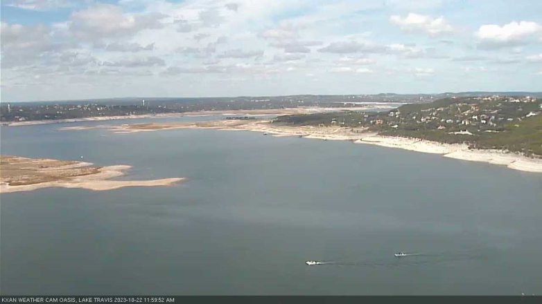 Lake Travis webcam, October 22, 2023 12:00 PM CT