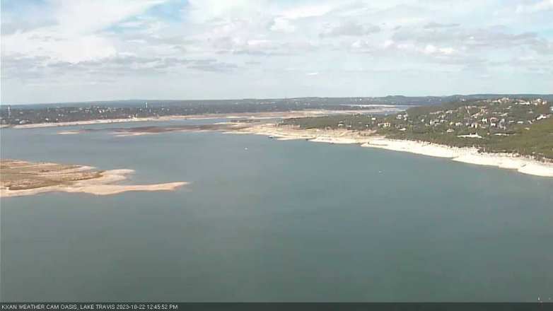 Lake Travis webcam, October 22, 2023 12:45 PM CT