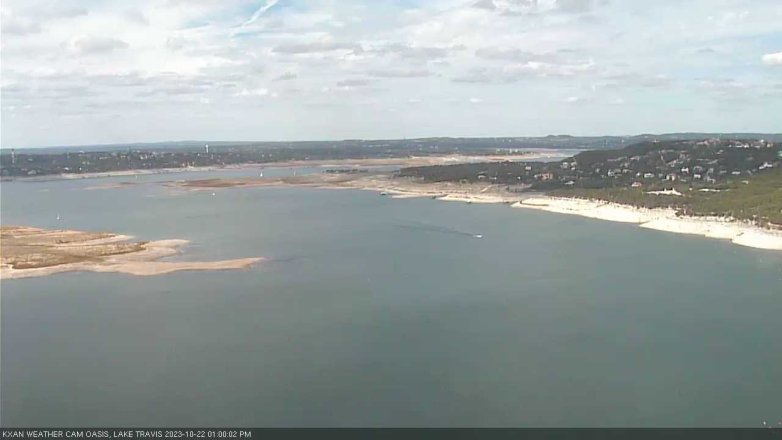 Lake Travis webcam, October 22, 2023 1:00 PM CT