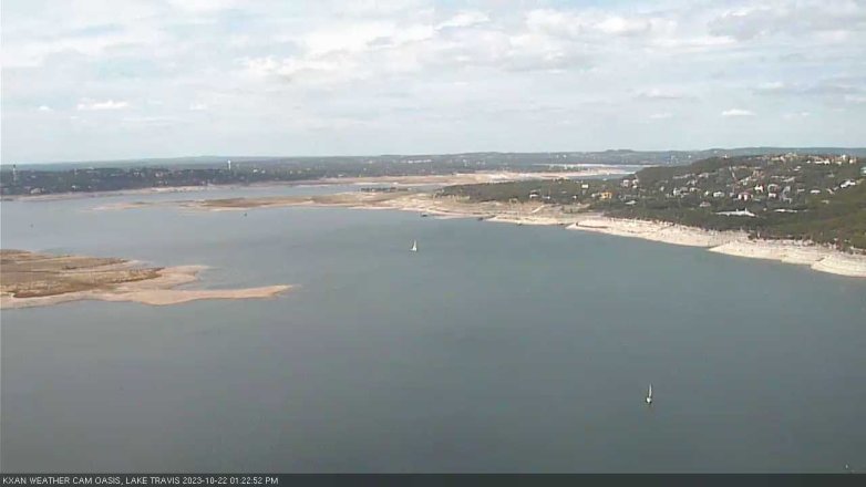 Lake Travis webcam, October 22, 2023 1:25 PM CT