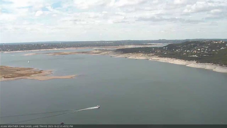 Lake Travis webcam, October 22, 2023 1:45 PM CT