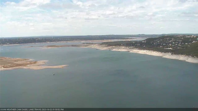 Lake Travis webcam, October 22, 2023 2:00 PM CT