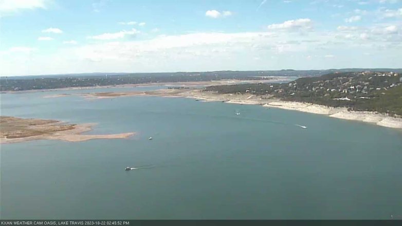 Lake Travis webcam, October 22, 2023 2:45 PM CT