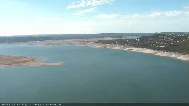 Lake Travis webcam, October 22, 2023 3:45 PM CT
