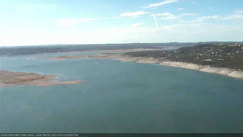 Lake Travis webcam, October 22, 2023 4:00 PM CT