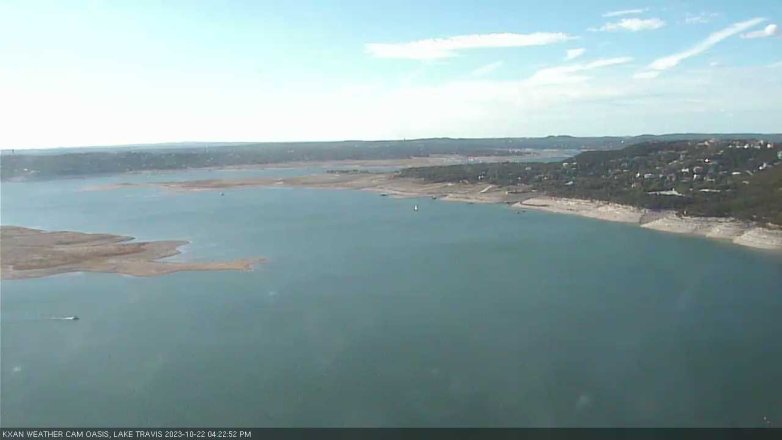 Lake Travis webcam, October 22, 2023 4:25 PM CT