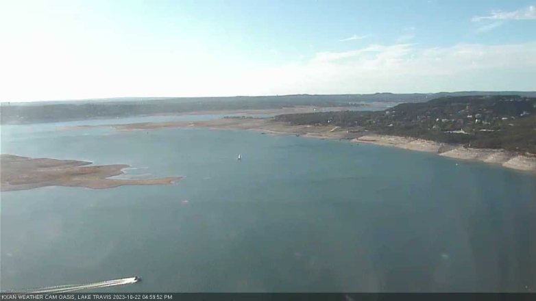 Lake Travis webcam, October 22, 2023 5:00 PM CT