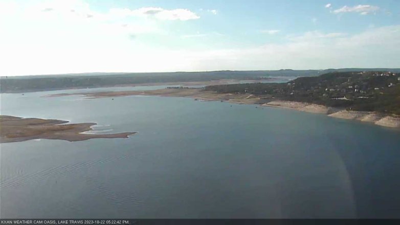 Lake Travis webcam, October 22, 2023 5:25 PM CT