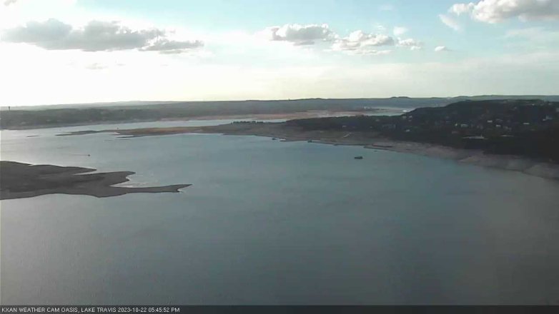 Lake Travis webcam, October 22, 2023 5:45 PM CT