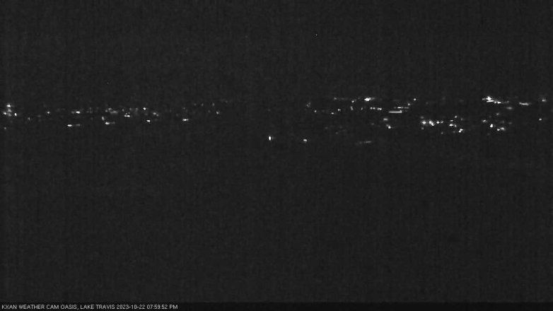Lake Travis webcam, October 22, 2023 8:00 PM CT