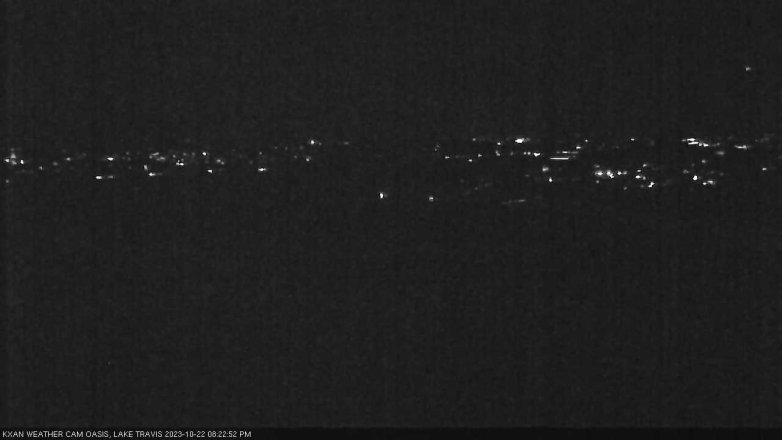 Lake Travis webcam, October 22, 2023 8:25 PM CT
