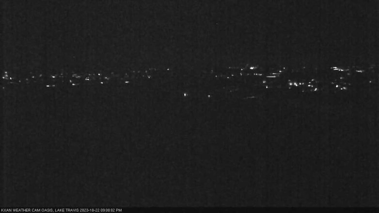 Lake Travis webcam, October 22, 2023 9:00 PM CT