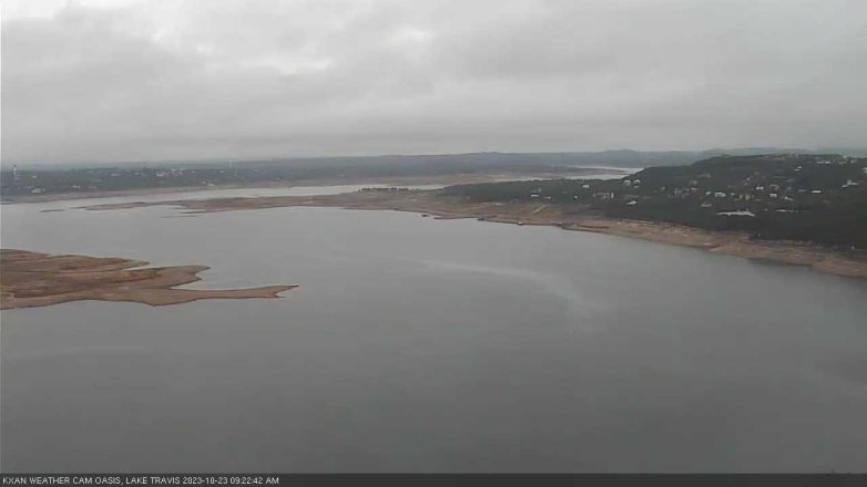Lake Travis webcam, October 23, 2023 9:25 AM CT
