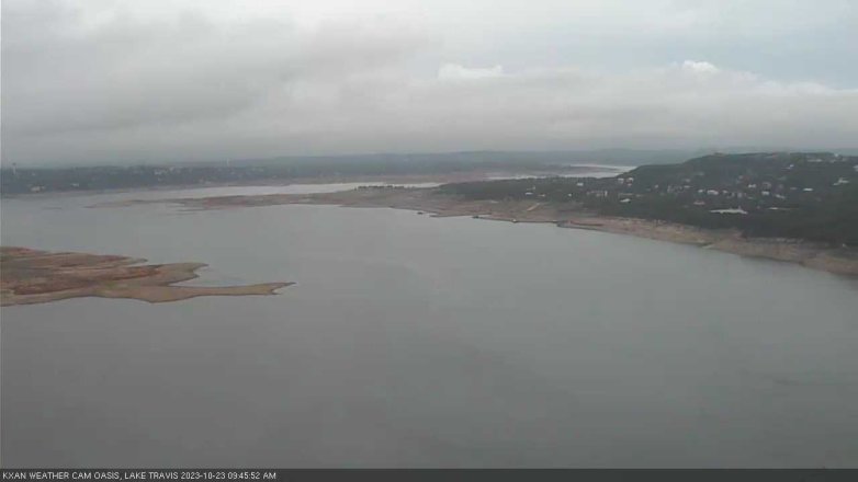 Lake Travis webcam, October 23, 2023 9:45 AM CT