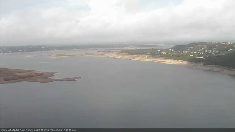 Lake Travis webcam, October 23, 2023 11:00 AM CT