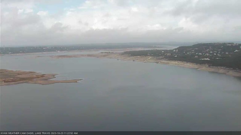 Lake Travis webcam, October 23, 2023 11:25 AM CT