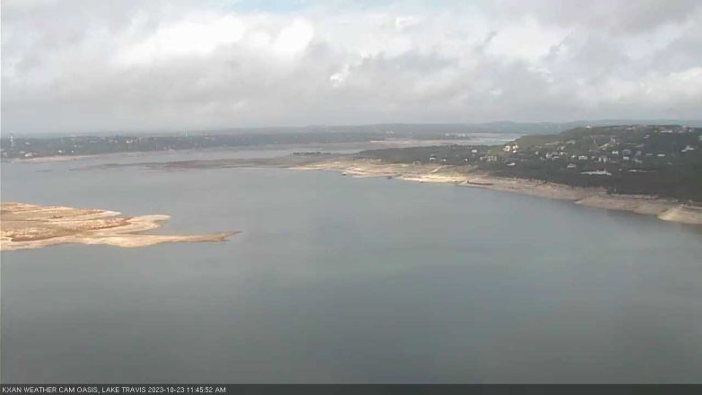 Lake Travis webcam, October 23, 2023 11:45 AM CT