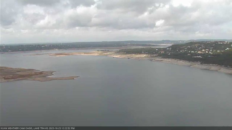 Lake Travis webcam, October 23, 2023 12:25 PM CT