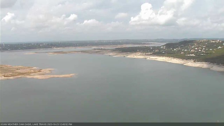 Lake Travis webcam, October 23, 2023 12:45 PM CT