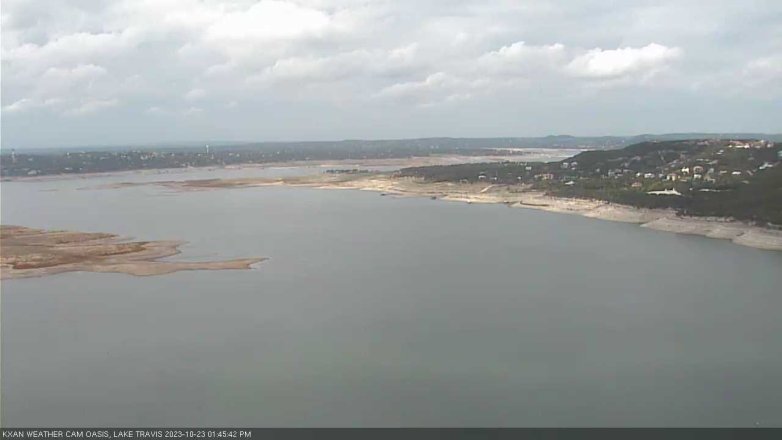 Lake Travis webcam, October 23, 2023 1:45 PM CT