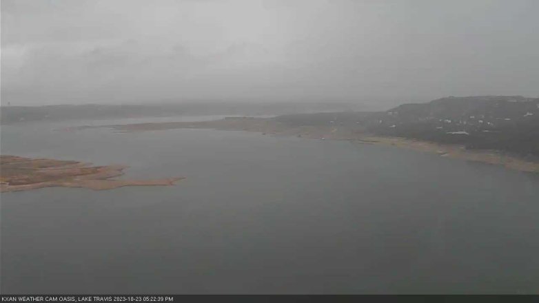 Lake Travis webcam, October 23, 2023 5:25 PM CT