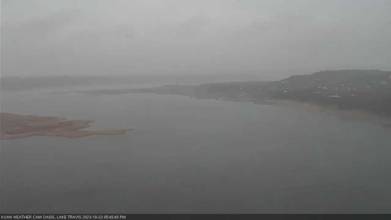 Lake Travis webcam, October 23, 2023 5:45 PM CT