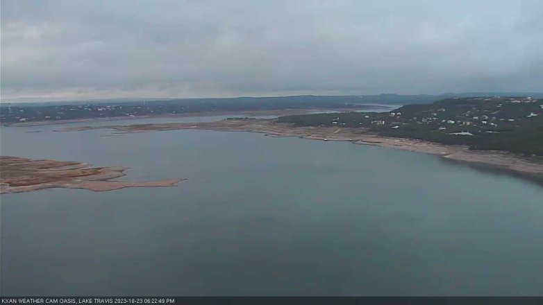 Lake Travis webcam, October 23, 2023 6:25 PM CT