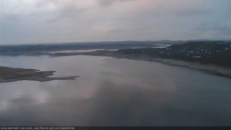Lake Travis webcam, October 23, 2023 6:45 PM CT