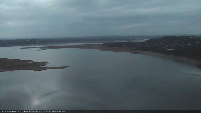 Lake Travis webcam, October 23, 2023 7:00 PM CT