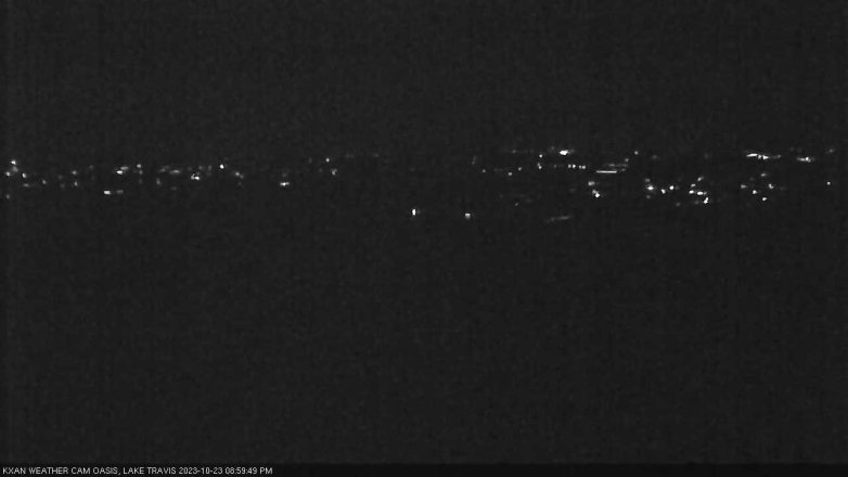 Lake Travis webcam, October 23, 2023 9:00 PM CT