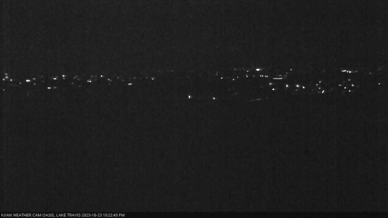 Lake Travis webcam, October 23, 2023 10:25 PM CT