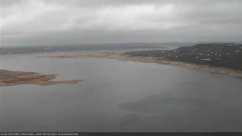 Lake Travis webcam, October 24, 2023 9:45 AM CT