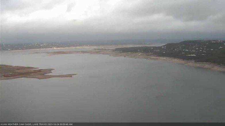Lake Travis webcam, October 24, 2023 10:00 AM CT