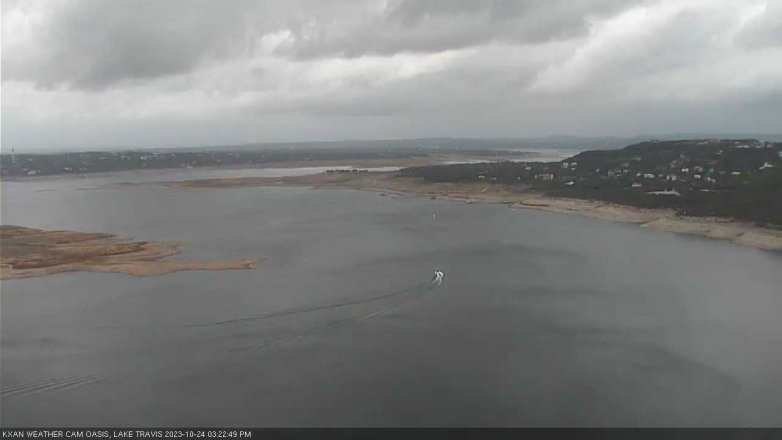 Lake Travis webcam, October 24, 2023 3:25 PM CT