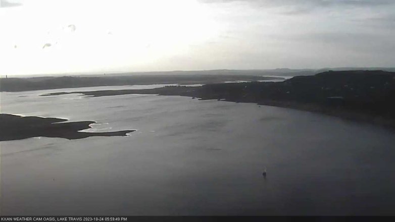 Lake Travis webcam, October 24, 2023 6:00 PM CT
