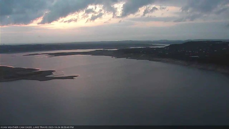 Lake Travis webcam, October 24, 2023 7:00 PM CT