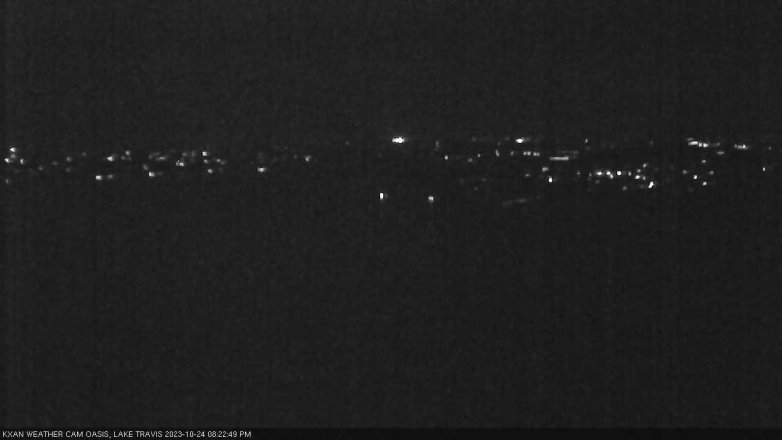 Lake Travis webcam, October 24, 2023 8:25 PM CT