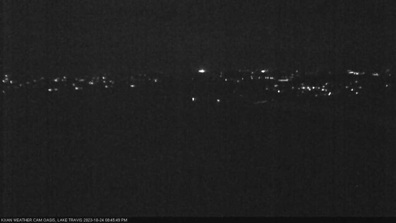 Lake Travis webcam, October 24, 2023 8:45 PM CT