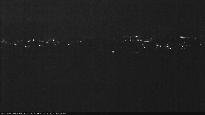 Lake Travis webcam, October 24, 2023 10:25 PM CT