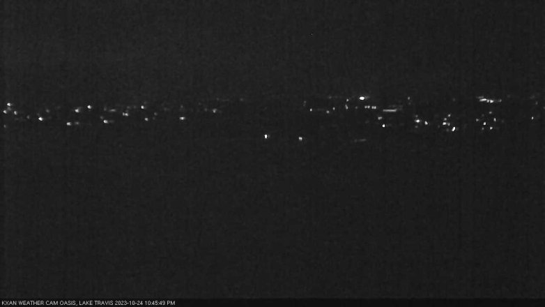 Lake Travis webcam, October 24, 2023 10:45 PM CT