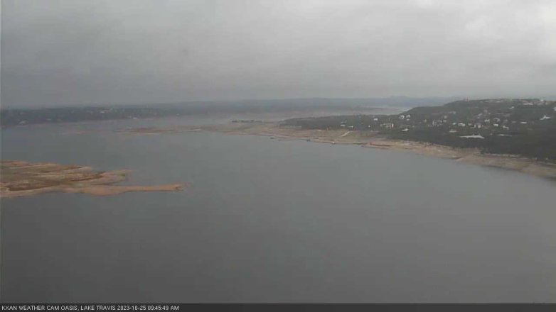 Lake Travis webcam, October 25, 2023 9:45 AM CT