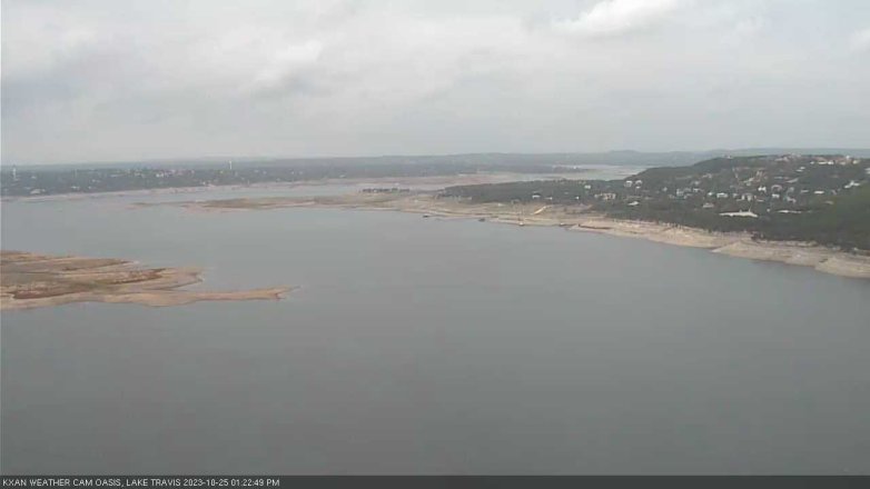 Lake Travis webcam, October 25, 2023 1:25 PM CT