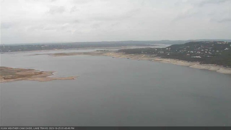 Lake Travis webcam, October 25, 2023 1:45 PM CT
